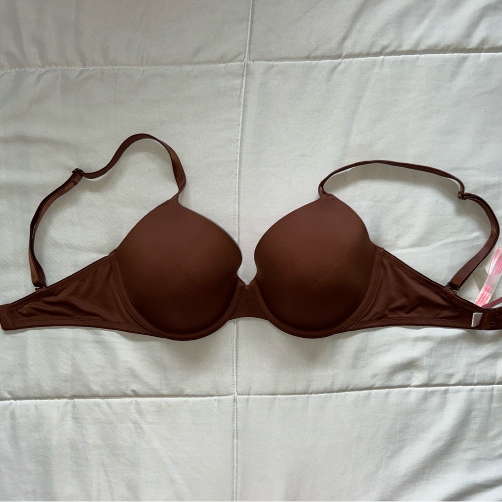 PINK Victoria's Secret Brown and Pink Bra